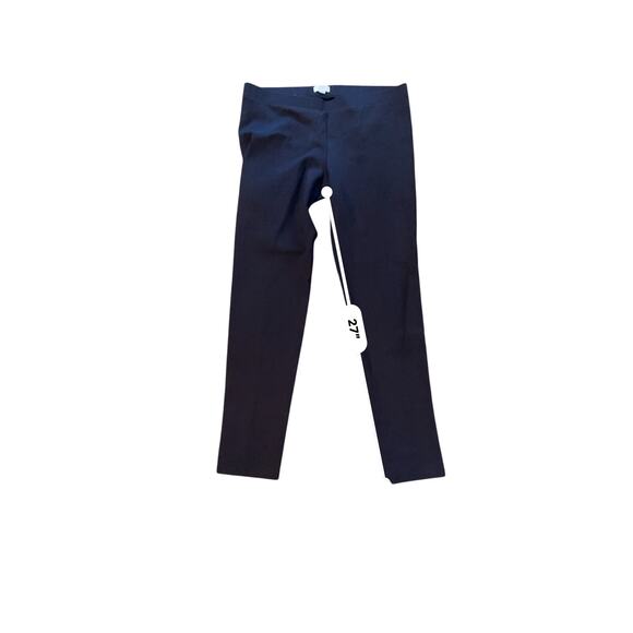 Crown & Ivy Slimming Pants Size Large Navy Flat Front Pants Women’s Size Large - Picture 5 of 7